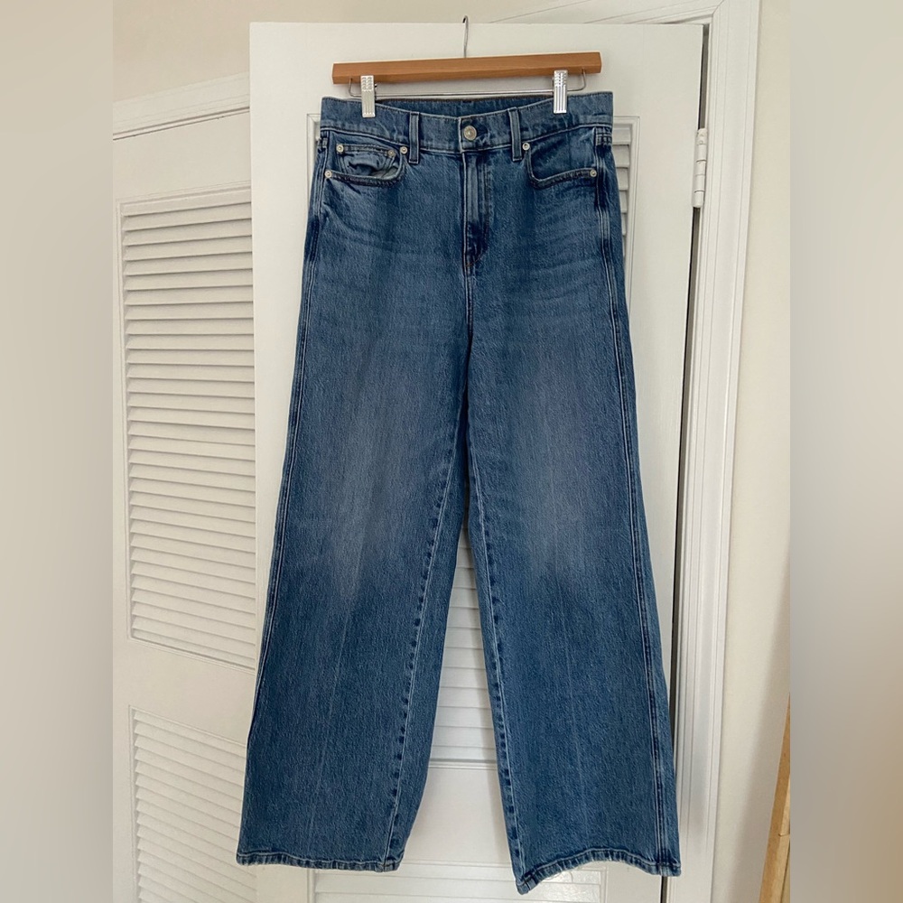AYR The Top Floor Deep Blue Flare Jeans